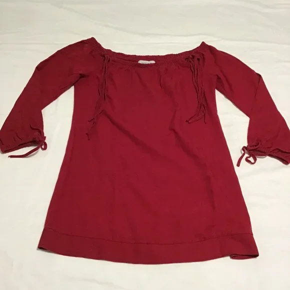 Harper & Me Off Shoulder Mini Tunic Dress  Size M - Picture 9 of 14